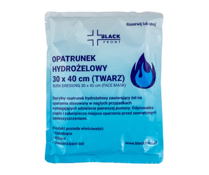 Opatrunek hydrożelowy na twarz Longbow 30x40cm